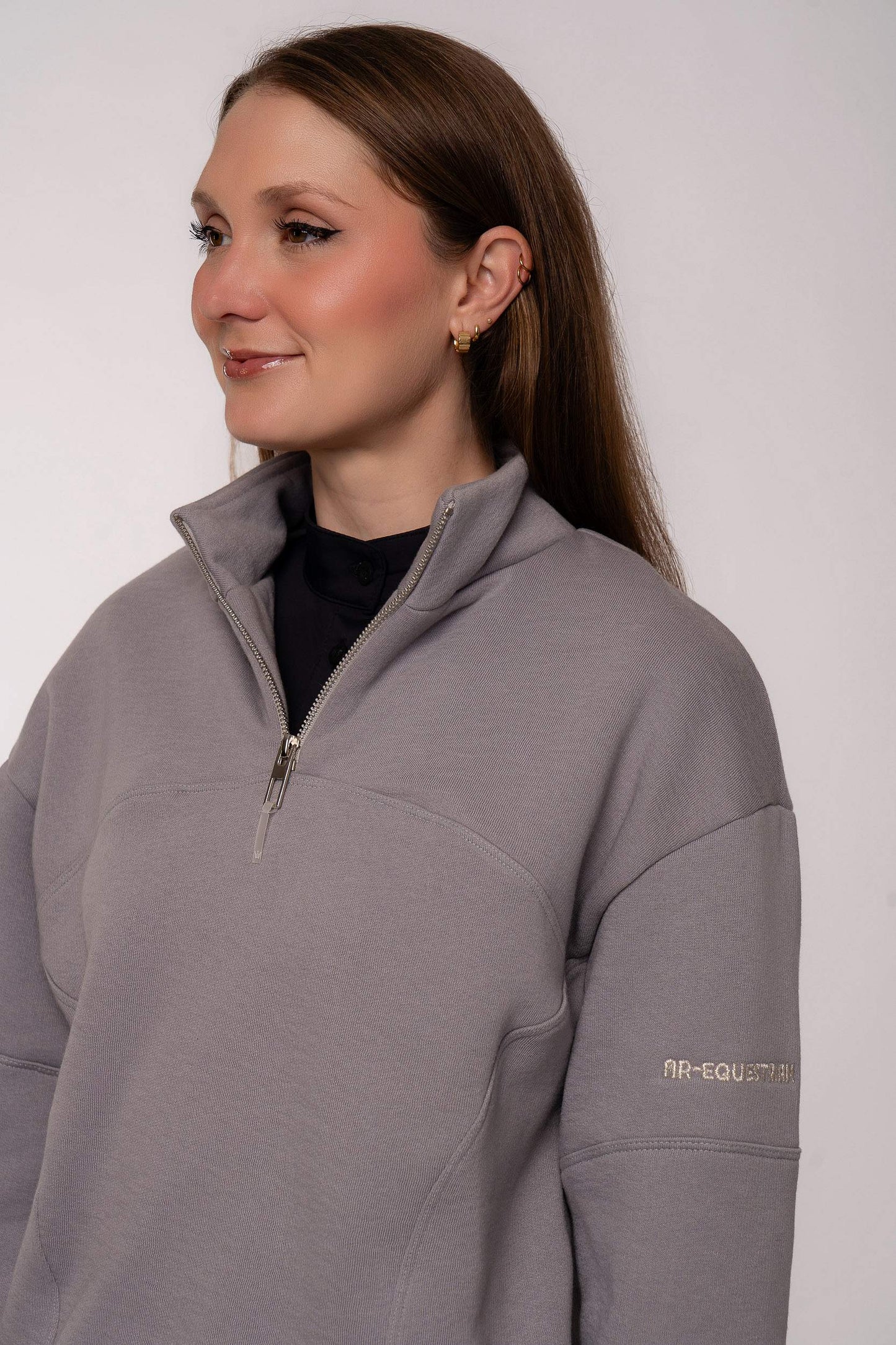 Moletom Oversized Platina