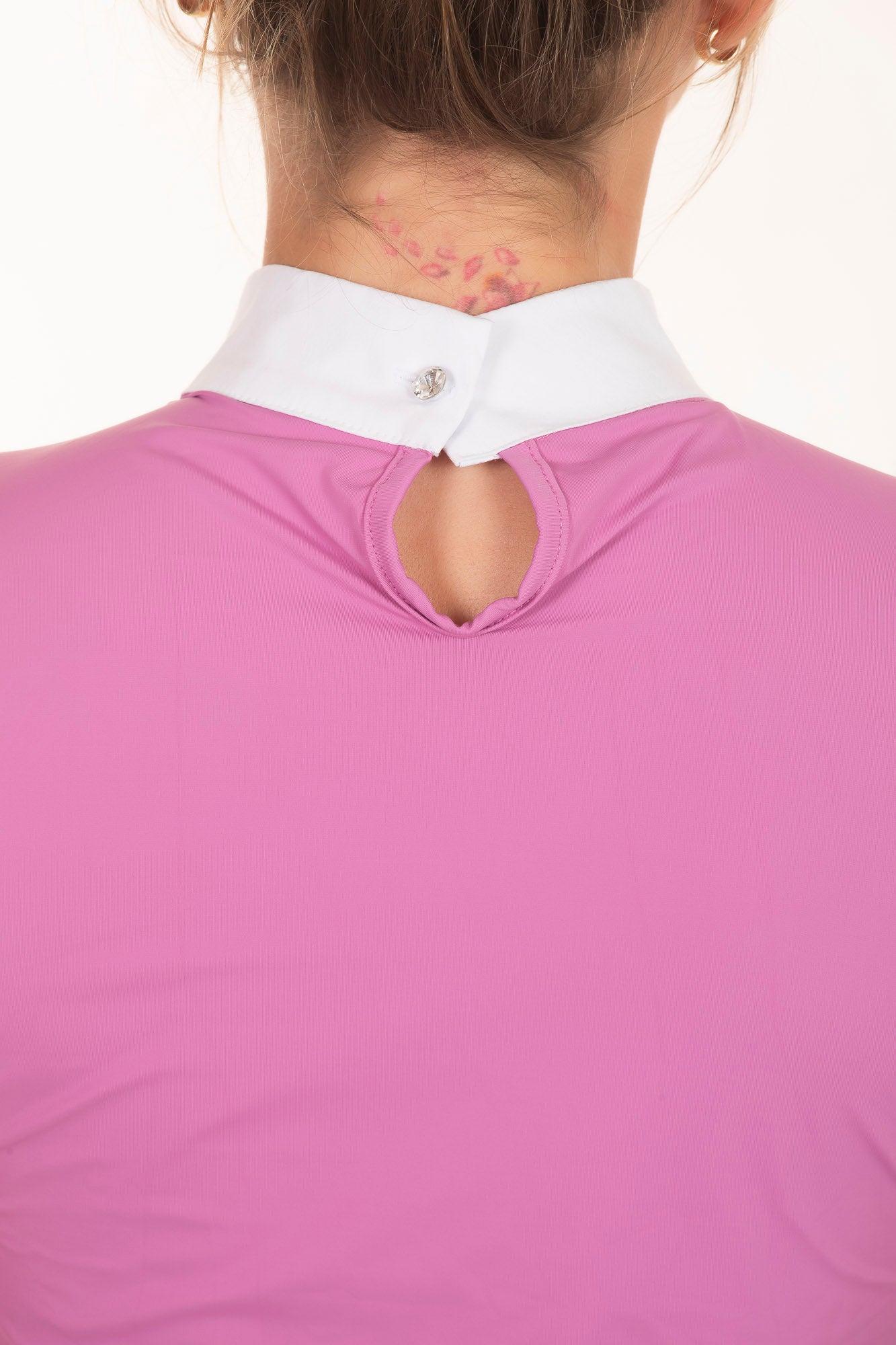 Equestrian Shirt Air Panel Short Sleeve White