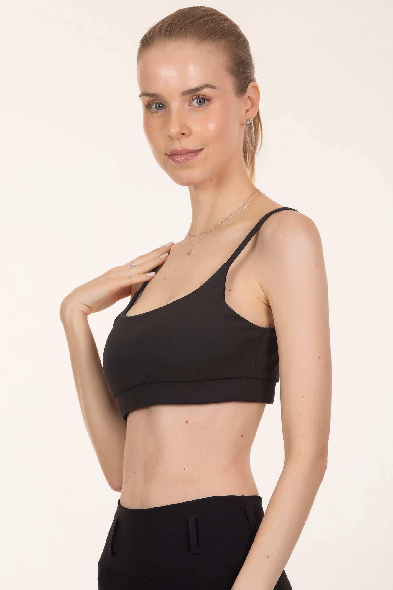 Black Fitness Workout Top