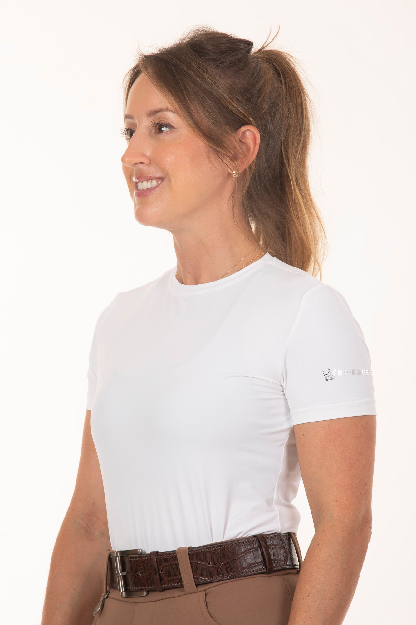 Basic Equestrian Short Sleeve White T-Shirt *New Edition*