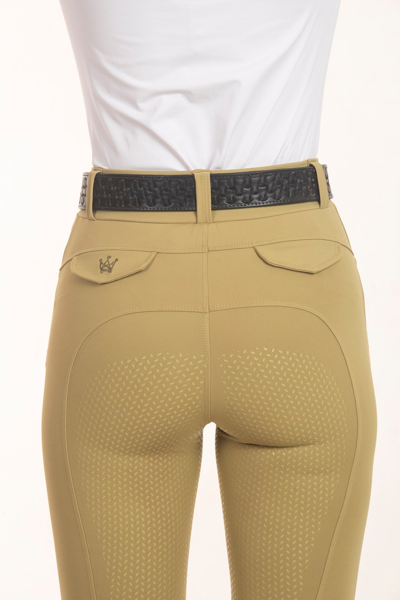 Culote Hipismo Legging Cristal Verde Abacate