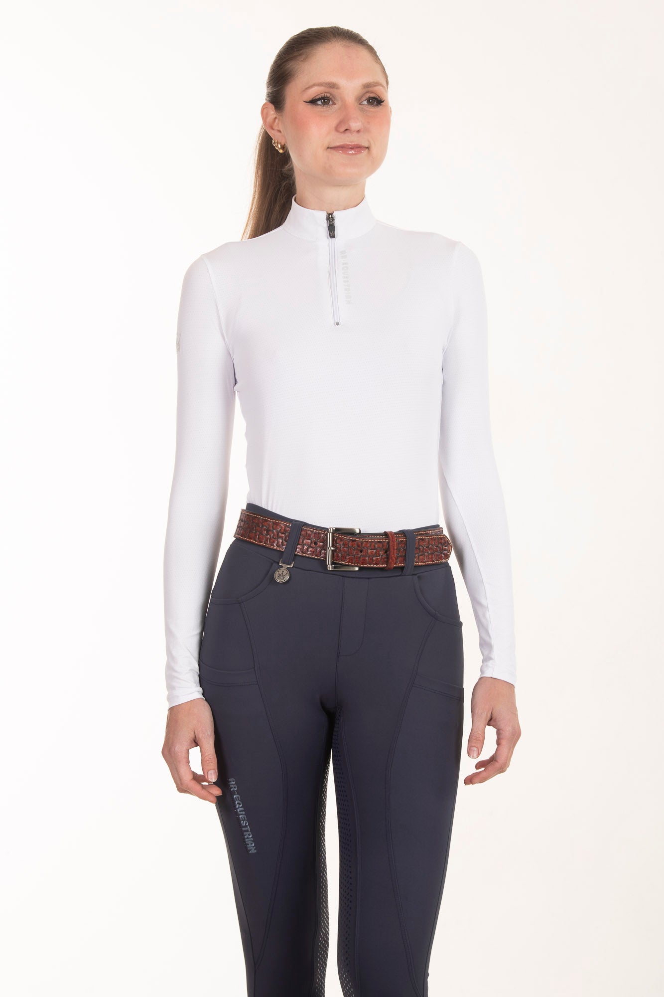 Camisa Hipismo Fresh Manga Longa Branca