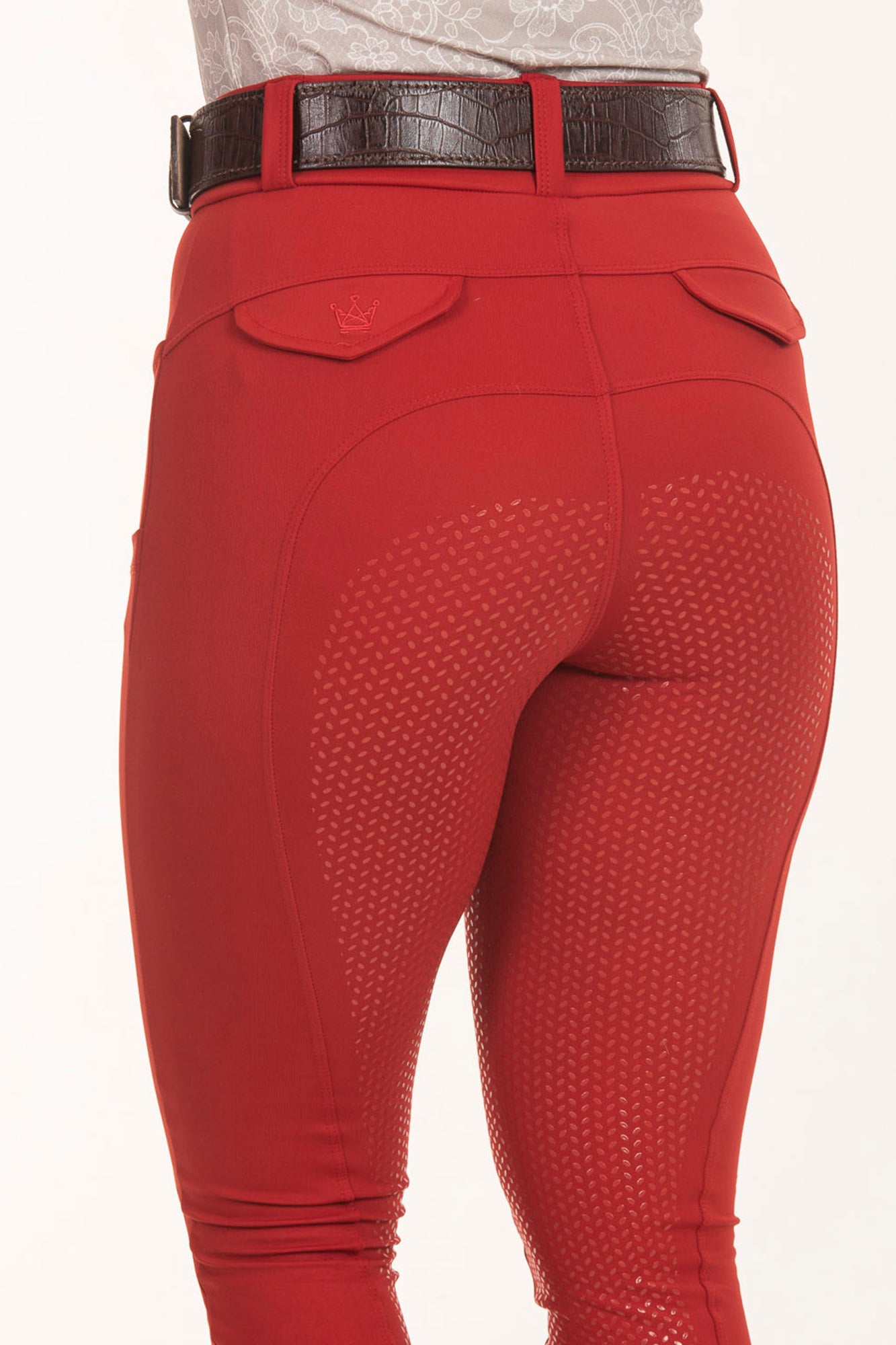 Culote Hipismo Legging Cristal Terracota