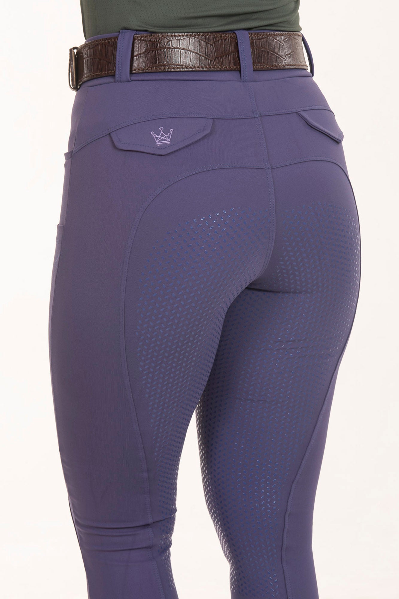 Culote Hipismo Legging Cristal Azul Crepúsculo