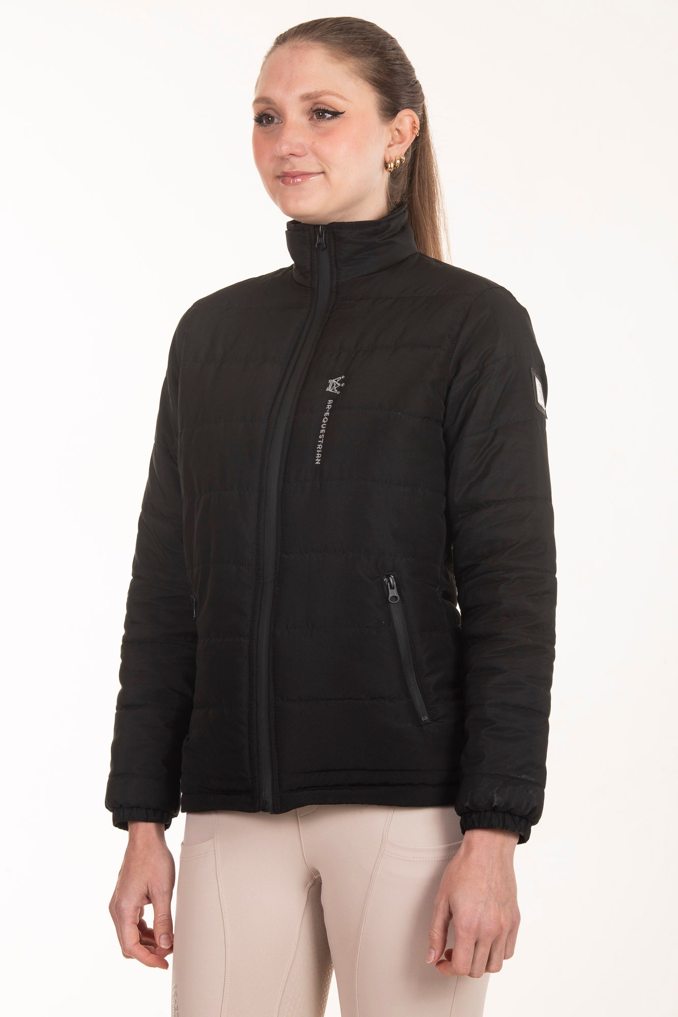 Jaqueta Hipismo Puffer Preta
