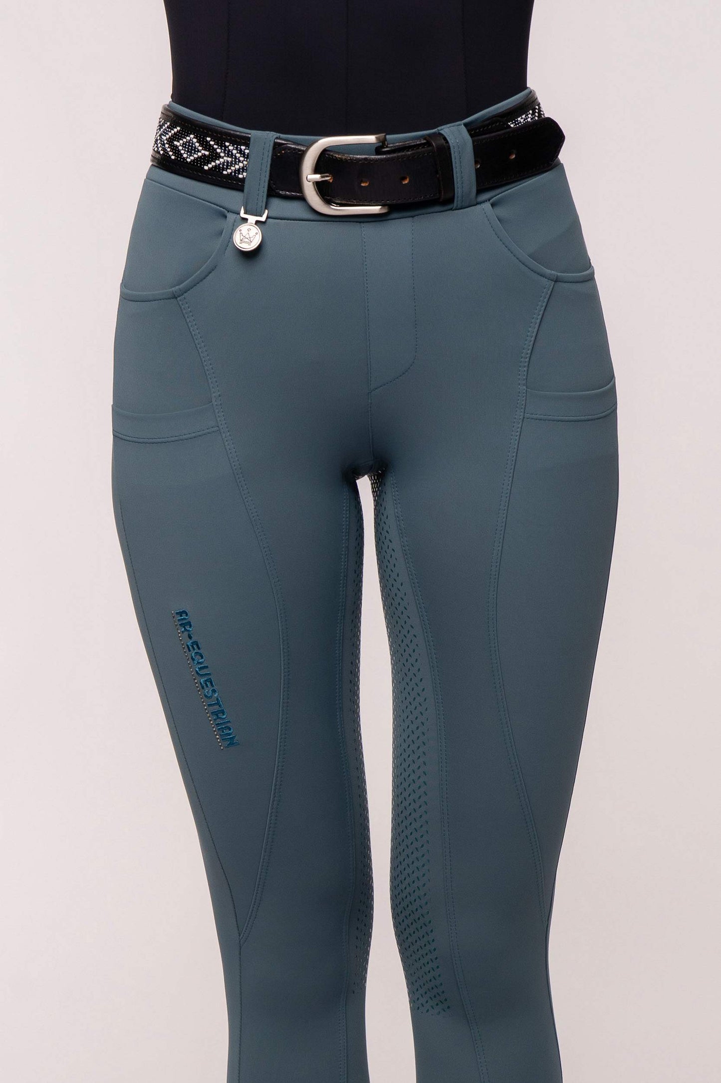 Culote Hipismo Legging Cristal Petróleo