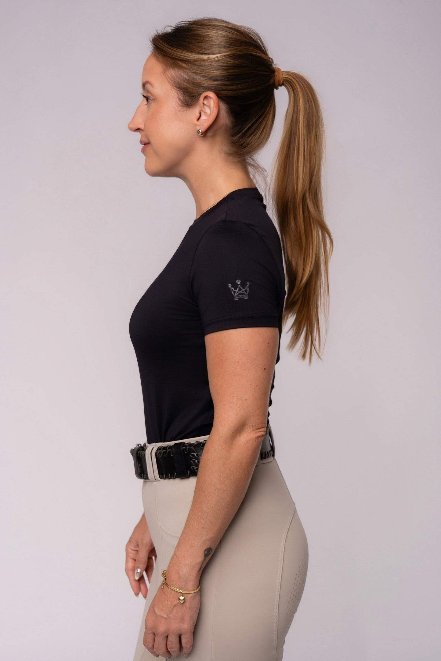 Basic Equestrian Short Sleeve White T-Shirt *New Edition*