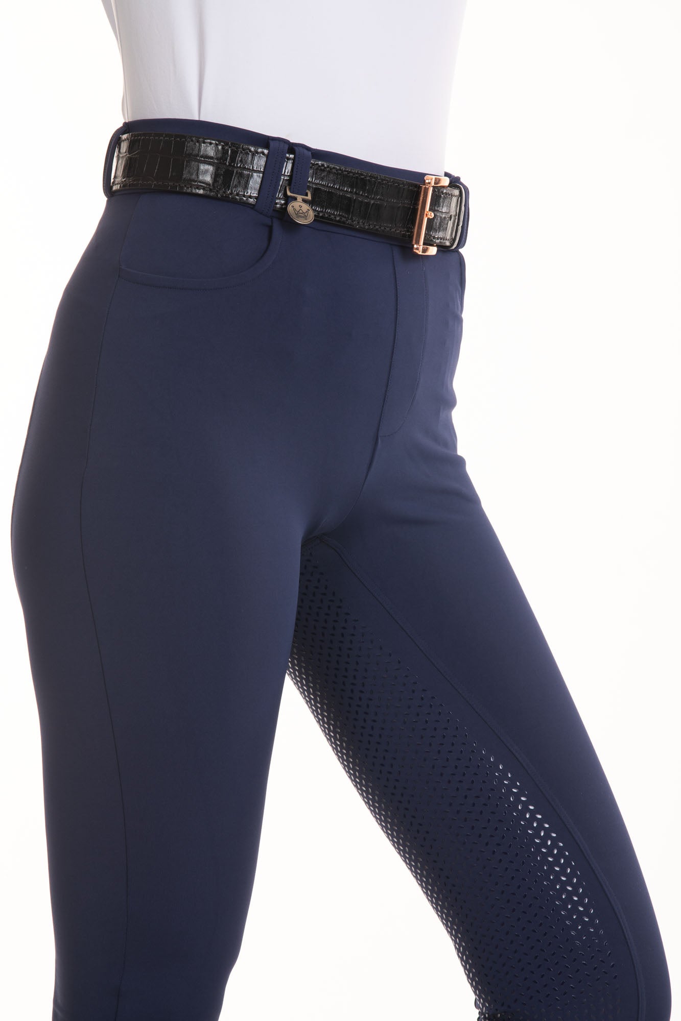 Equestrian Breeches Navy Blue Leggings