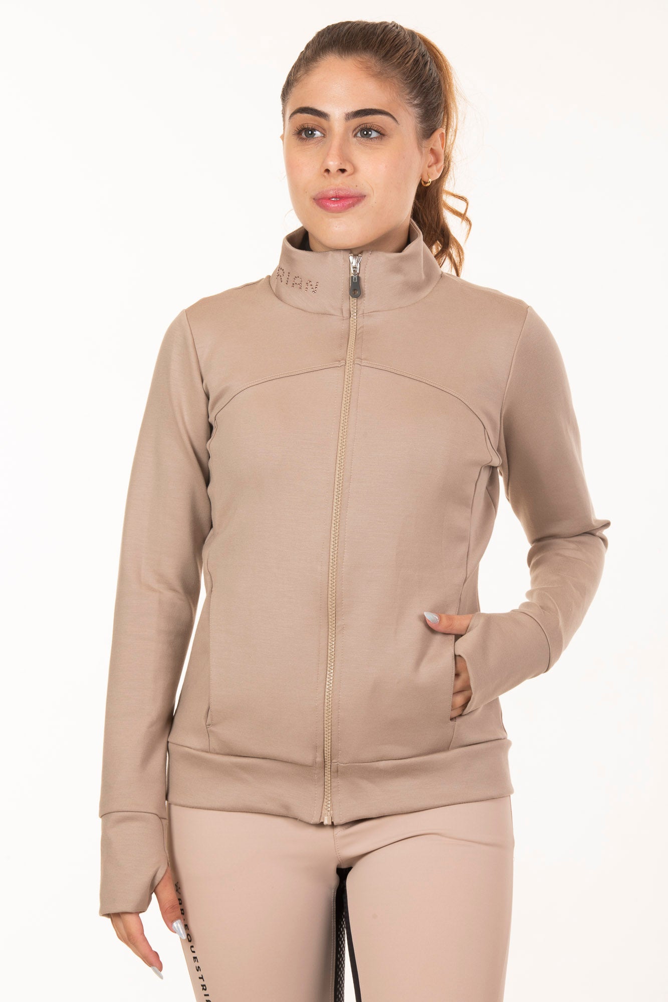 Premium Beige Equestrian Jacket