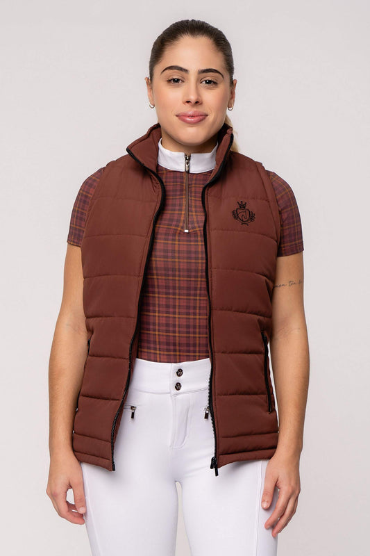 Colete Puffer Café
