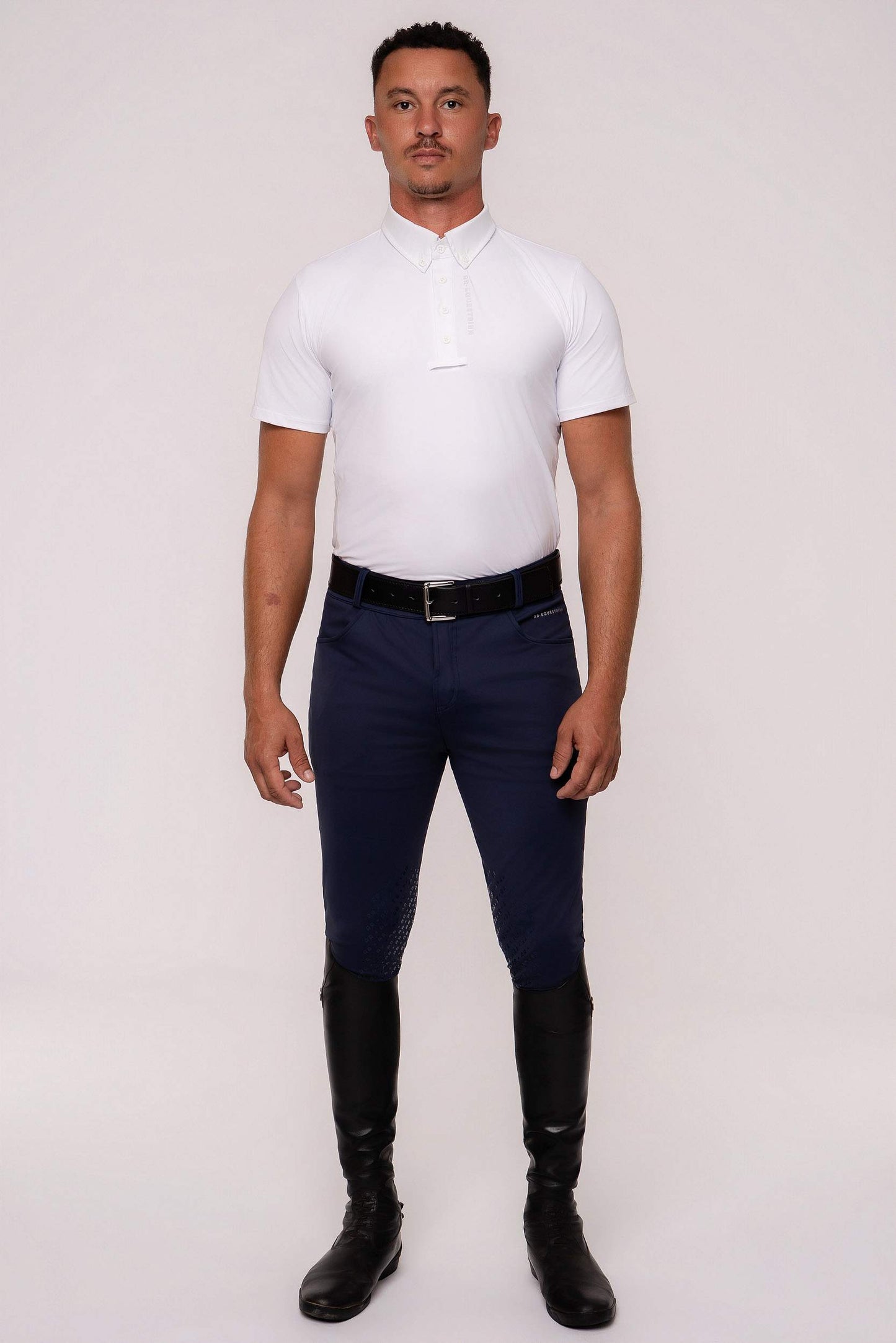 Men's Navy Blue Equestrian Breeches