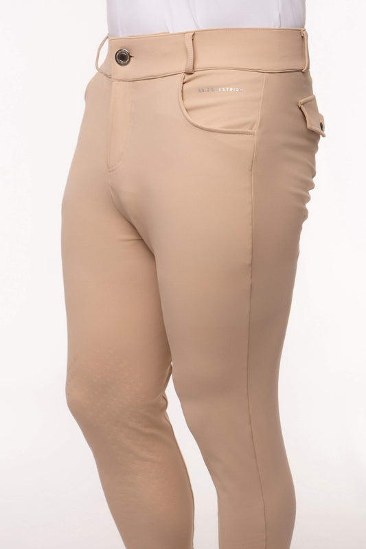 Culote Hipismo Masculino Bege