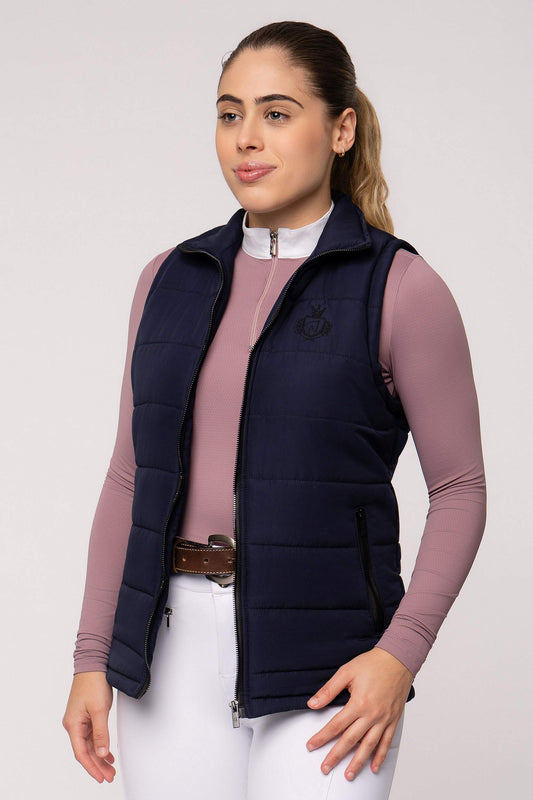 Colete Puffer Azul Dark