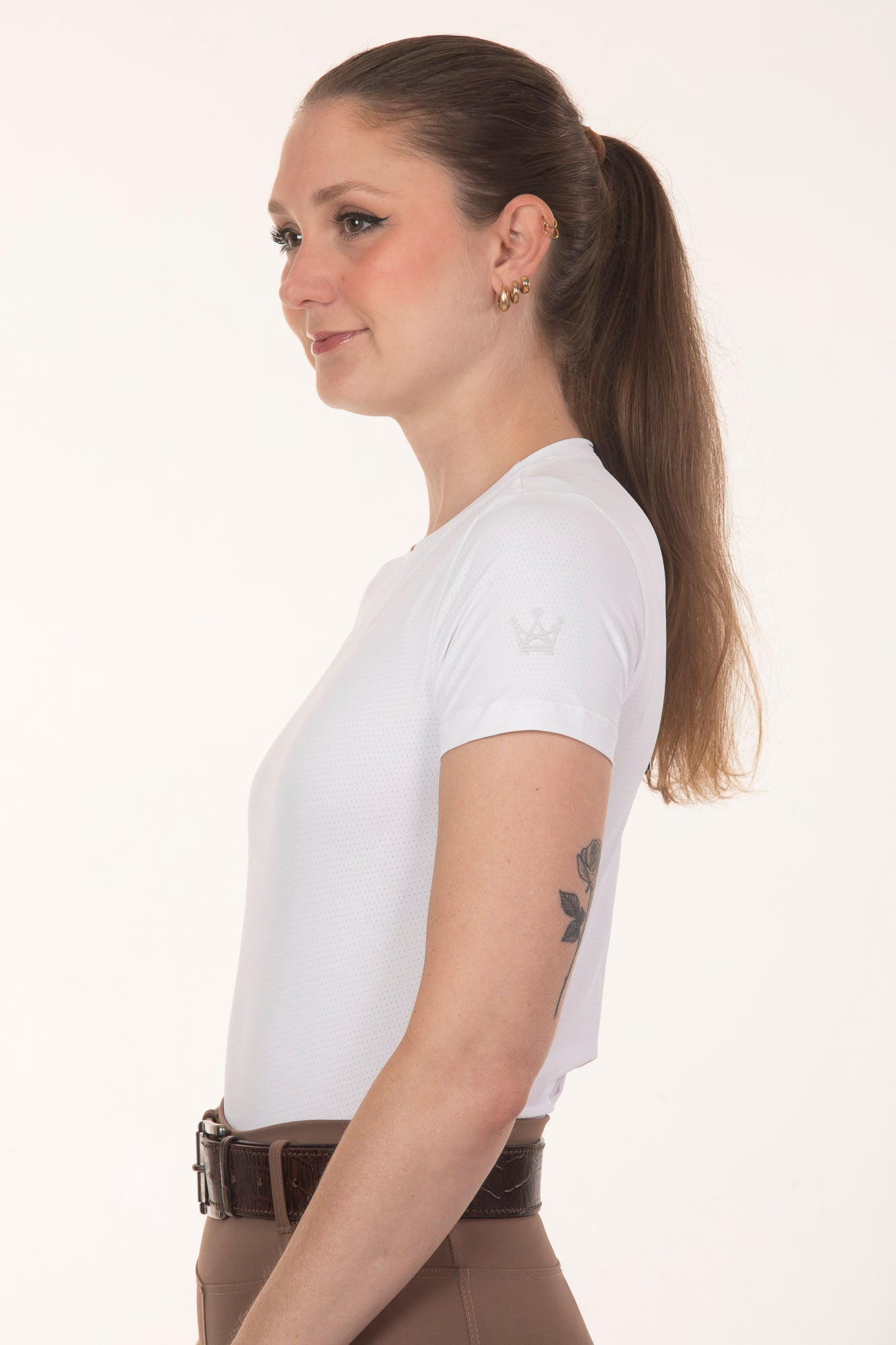 Basic Equestrian Short Sleeve White T-Shirt *New Edition*