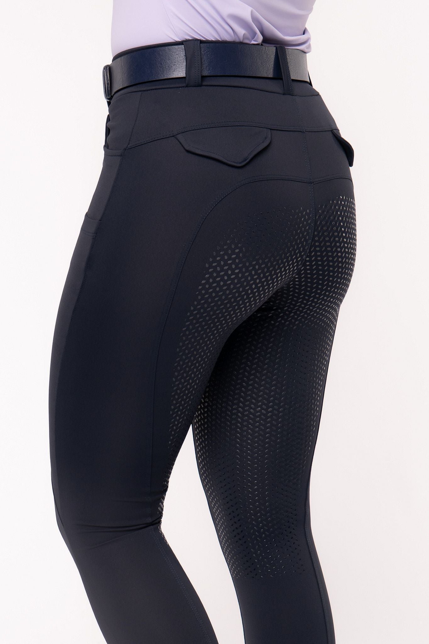 Culote Hipismo Legging Cristal Azul Dark