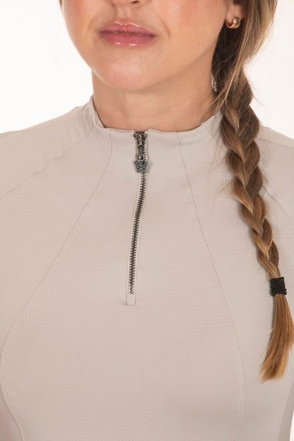 Camisa Ecuestre Gomos Cristal Blanco