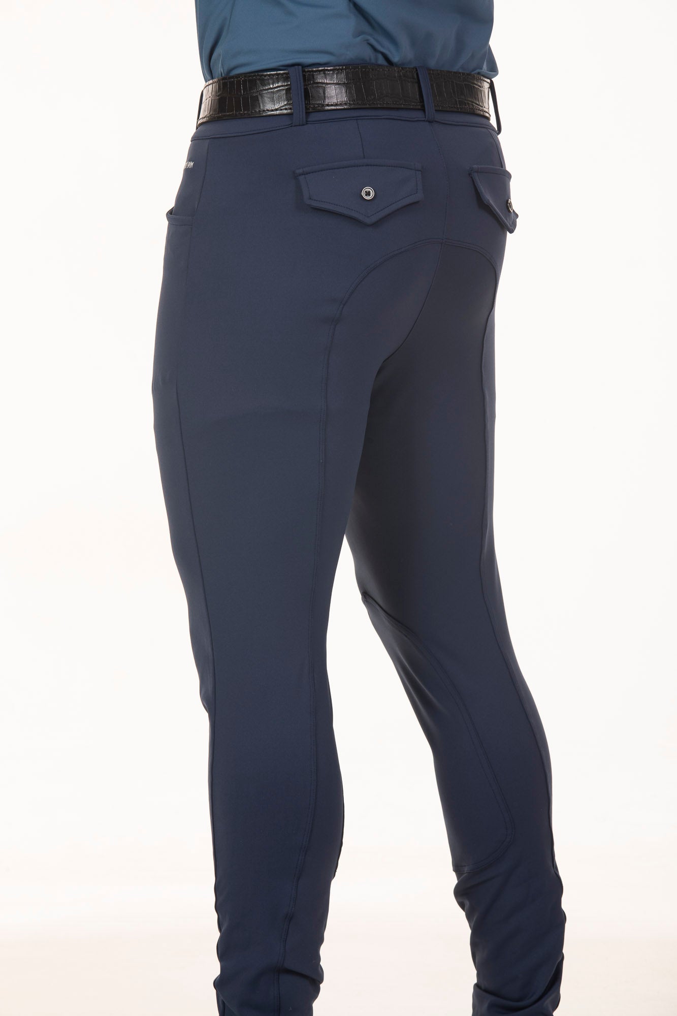 Men's Navy Blue Equestrian Breeches