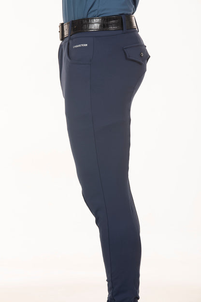 Men's Navy Blue Equestrian Breeches