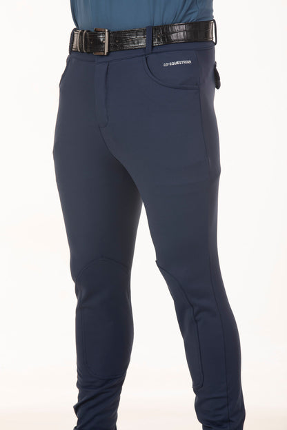 Men's Navy Blue Equestrian Breeches