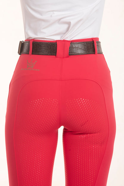 Wine Equestrian Leggings 