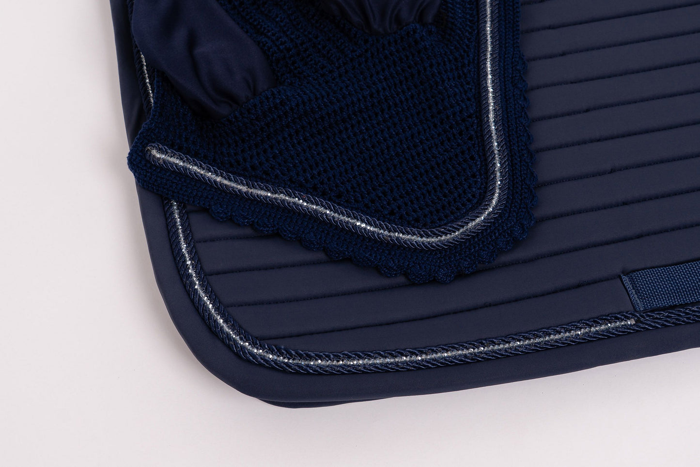 Conjunto Manta e Touca Marinho