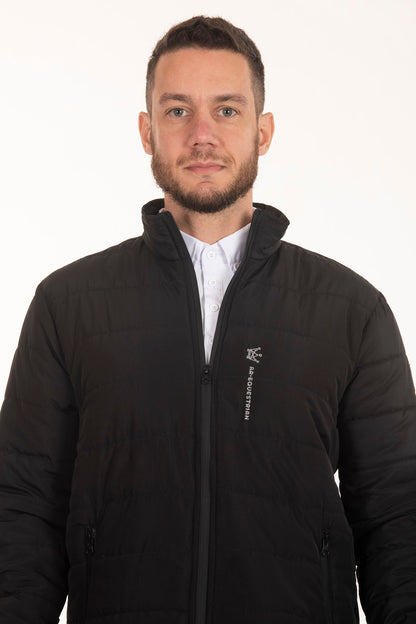 Jaqueta Hipismo Masculina Puffer Preta
