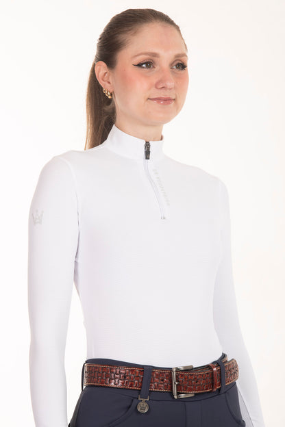 Camisa Hipismo Fresh Manga Longa Branca