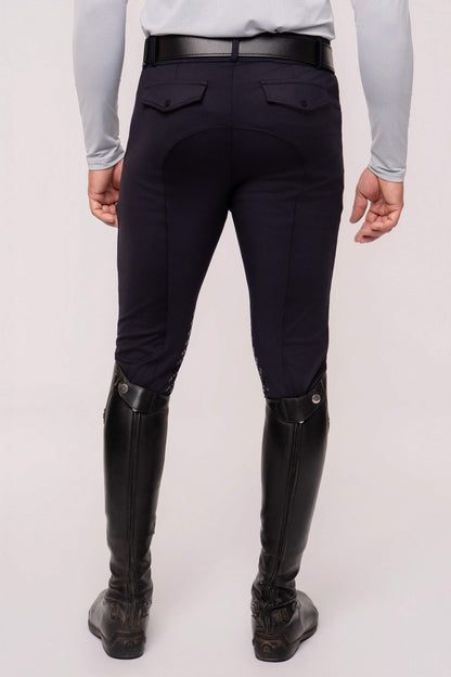 Men's Black Equestrian Breeches