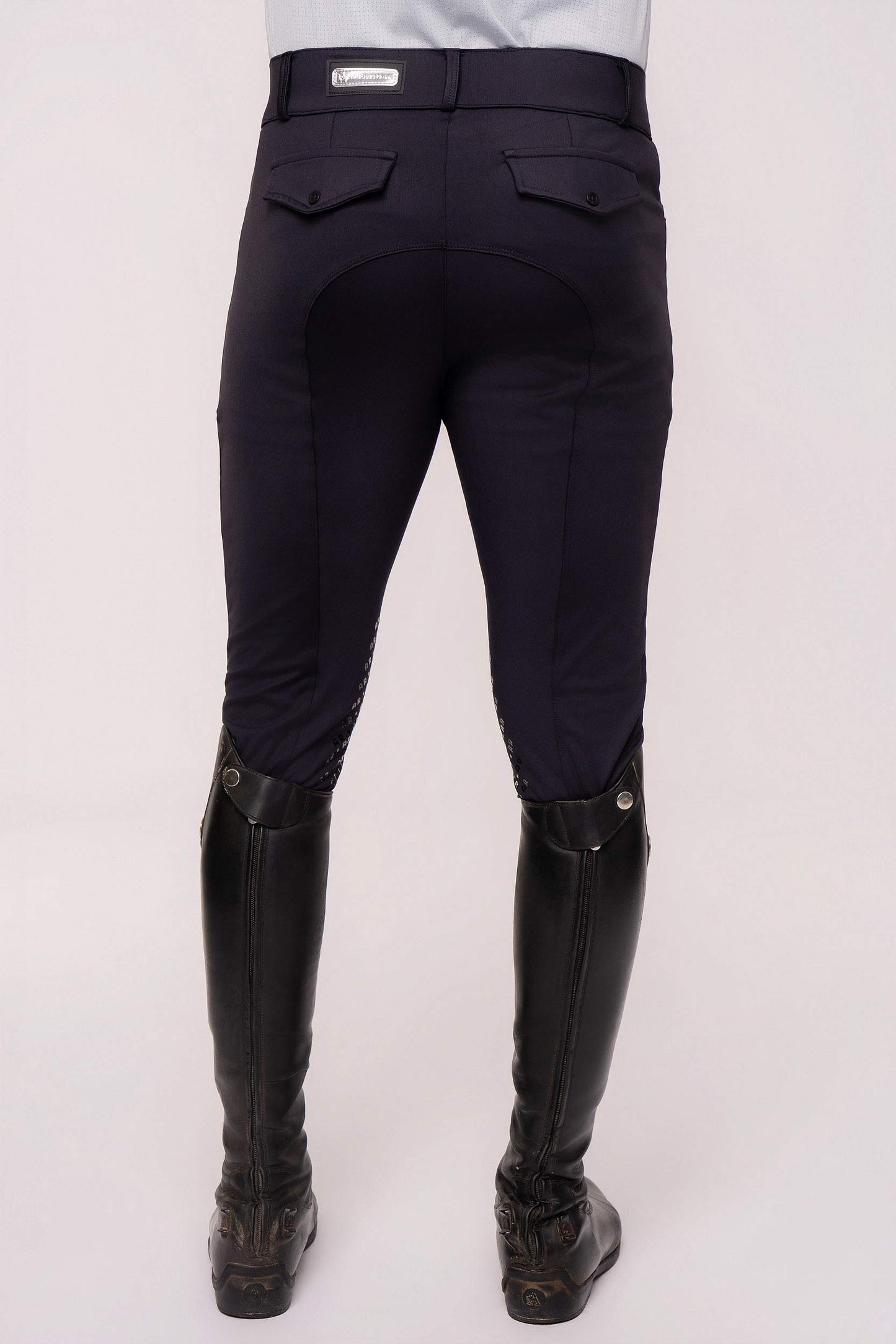 Men's Black Equestrian Breeches