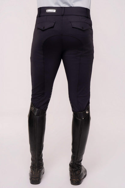 Men's Black Equestrian Breeches