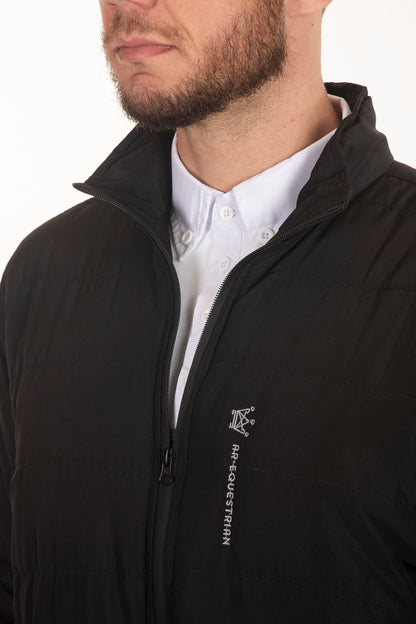 Jaqueta Hipismo Masculina Puffer Preta