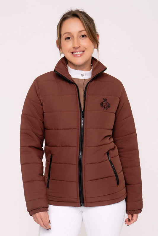 Jaqueta Hipismo Puffer Café