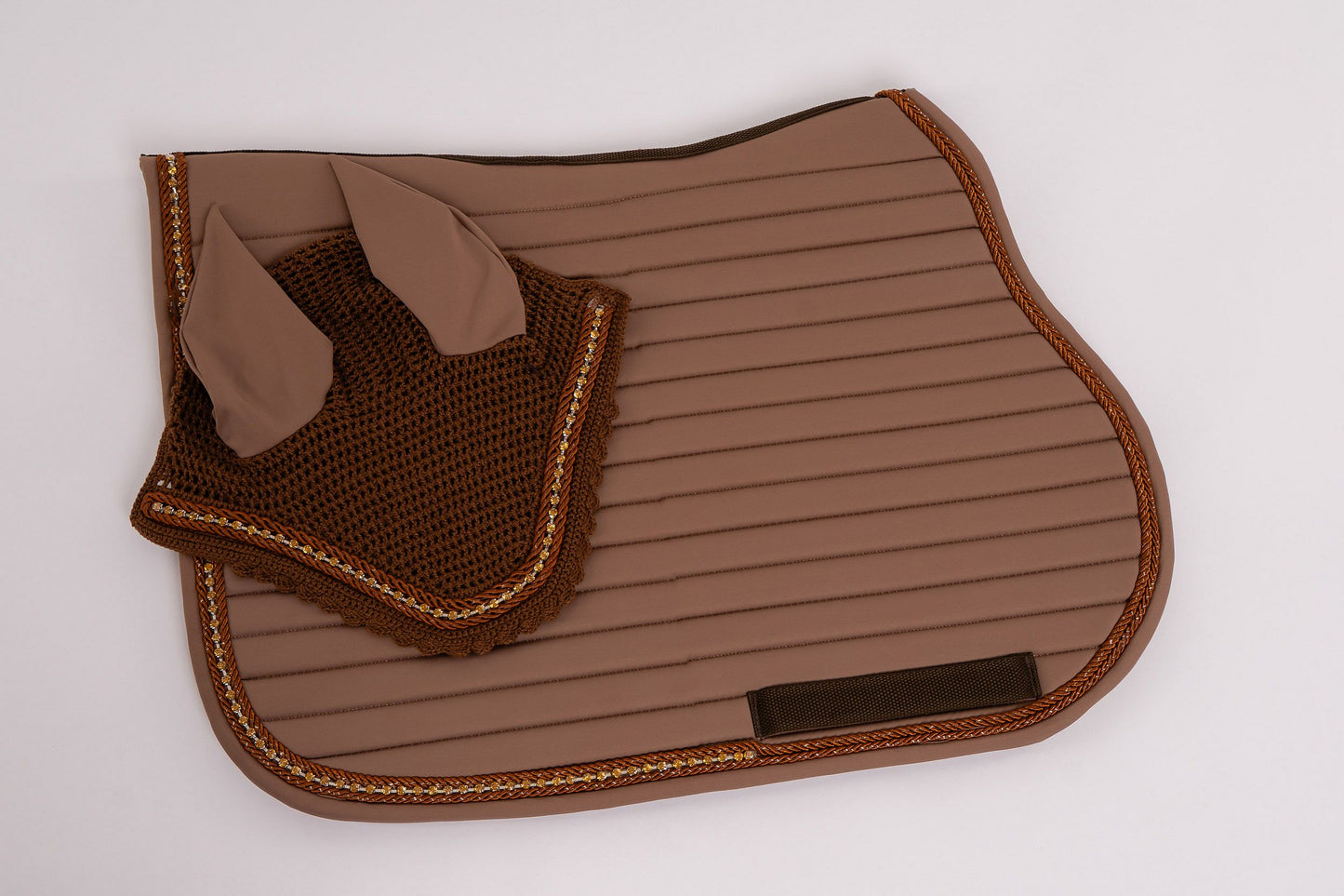 Conjunto Manta e Touca Cappuccino