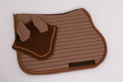Conjunto Manta e Touca Cappuccino
