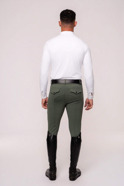 Culote Hipismo Masculino Verde Cacto