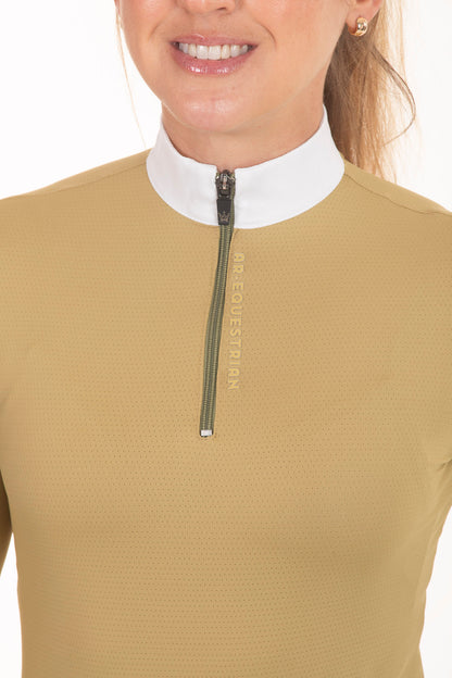 Camisa Hipismo Fresh Manga Longa Verde Abacate Prova