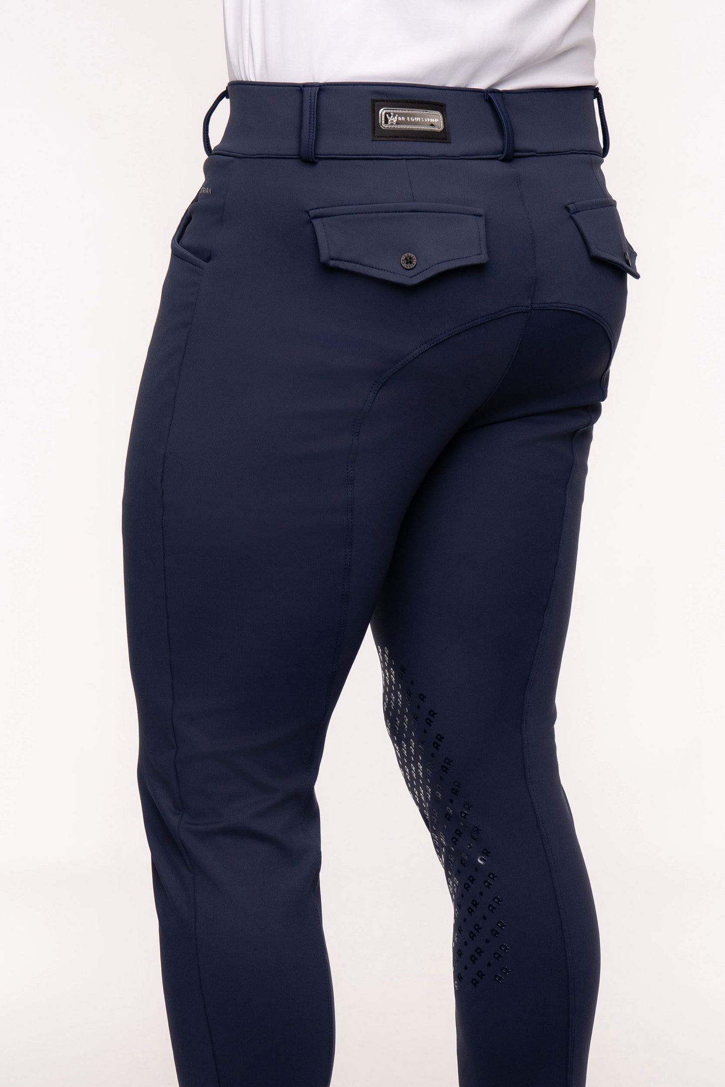 Jodhpurs ecuestres para hombre azul marino