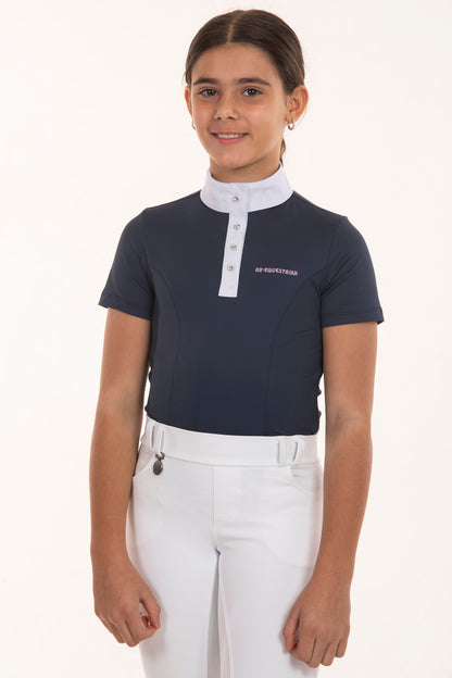 Camisa Hipismo Cristal Marinho Infantil