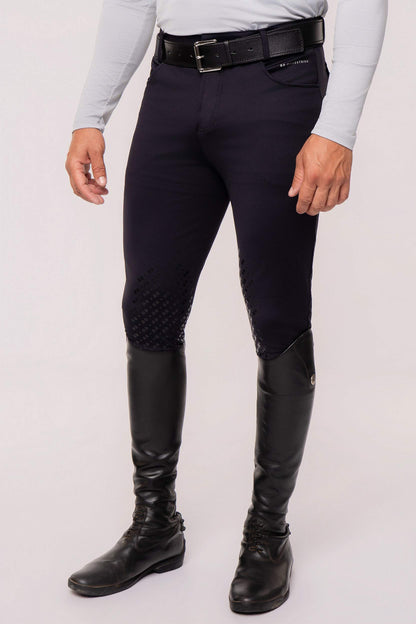 Men's Black Equestrian Breeches
