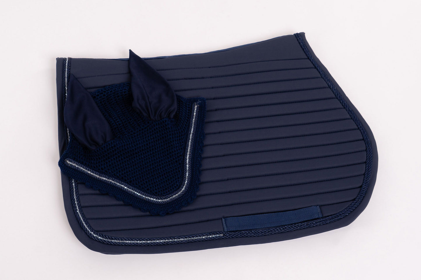 Conjunto Manta e Touca Marinho