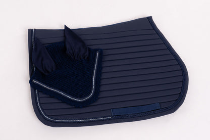 Conjunto Manta e Touca Marinho
