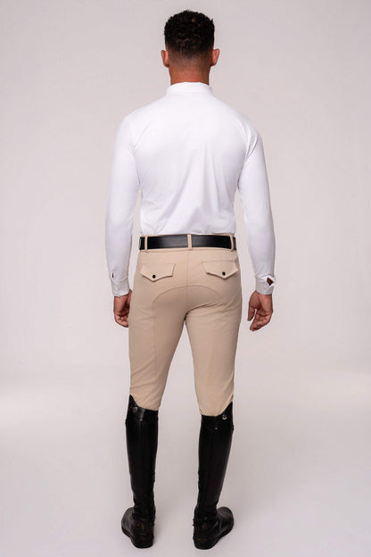 Culote Hipismo Masculino Bege