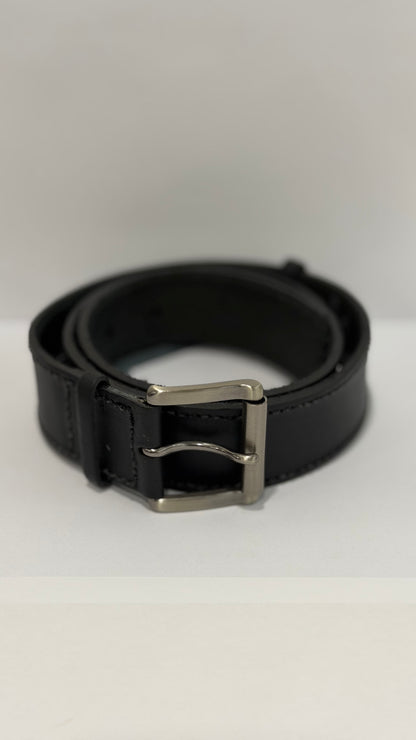 Cinto Hipismo Masculino Liso Preto