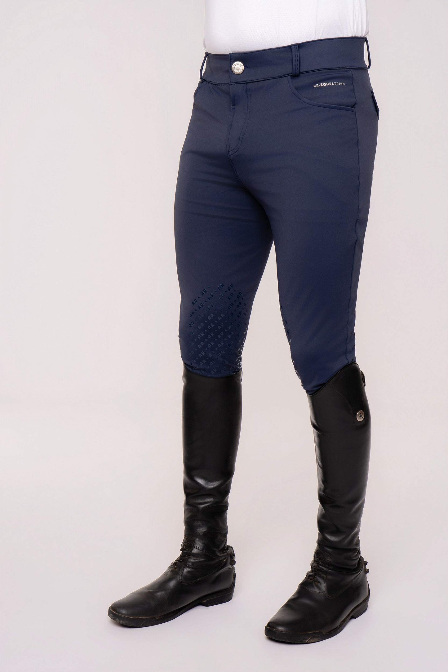 Men's Navy Blue Equestrian Breeches