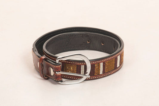 Colorful Beaded Equestrian Belt