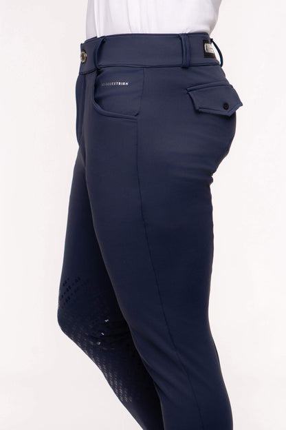 Jodhpurs ecuestres para hombre azul marino