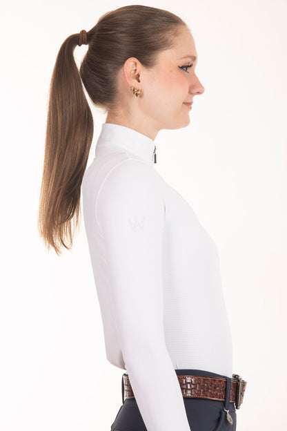 Camisa Hipismo Fresh Manga Longa Branca