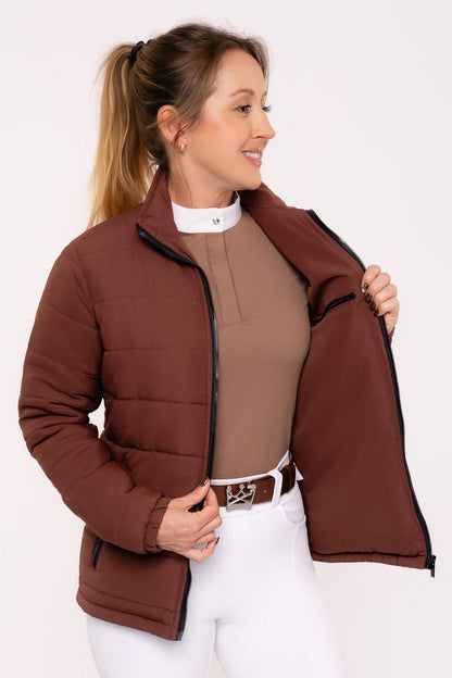 Jaqueta Hipismo Puffer Café