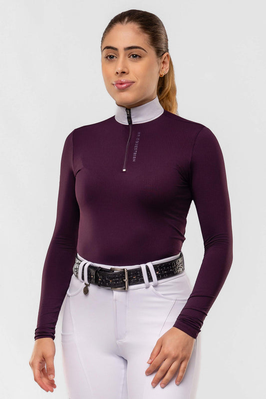 Camisa Hipismo Fresh Manga Longa Malbec Prova