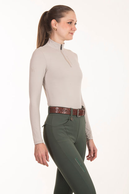 Culote Hipismo Legging Cristal Verde Cacto